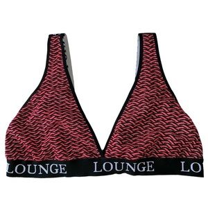 Lounge Plus Pink & Black Bra 3X